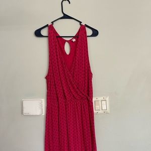 Old Navy faux wrap dress, size L